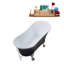 1399.5mm x 680.7mm Soaking Acrylic Bathtub-392690347-392690346