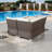 85'' Wide Wicker Patio Sectional with Cushions