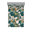 Bleu sarcelle foncé, rose pâle / floral