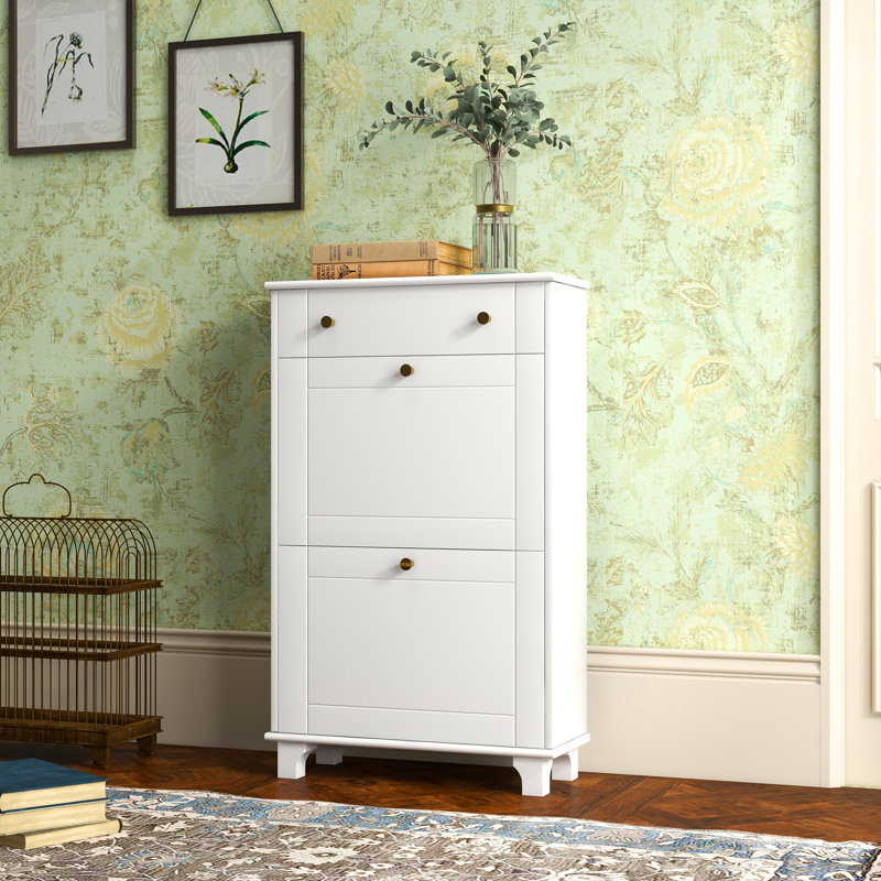 Armoire de rangement pour chaussures 8 paires Hemza