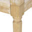 Chaise d'appoint en bois d'hévéa beige naturel-93363568