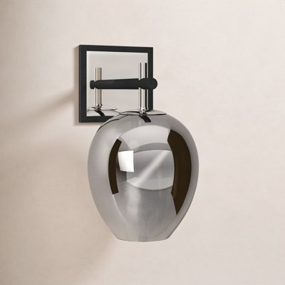 Rundy Single Light Dimmable Armed Sconce