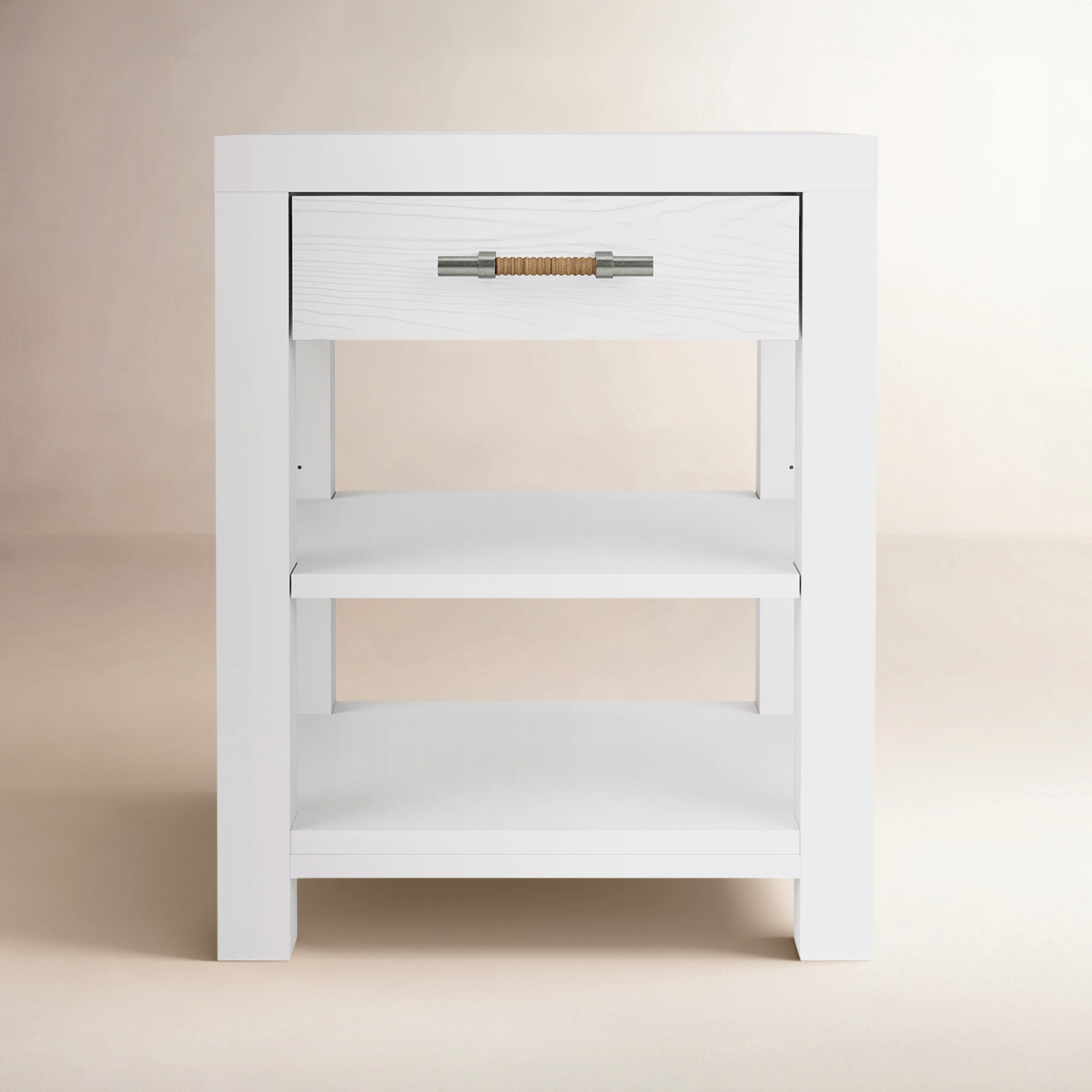 Lana 1 - Drawer Nightstand, White