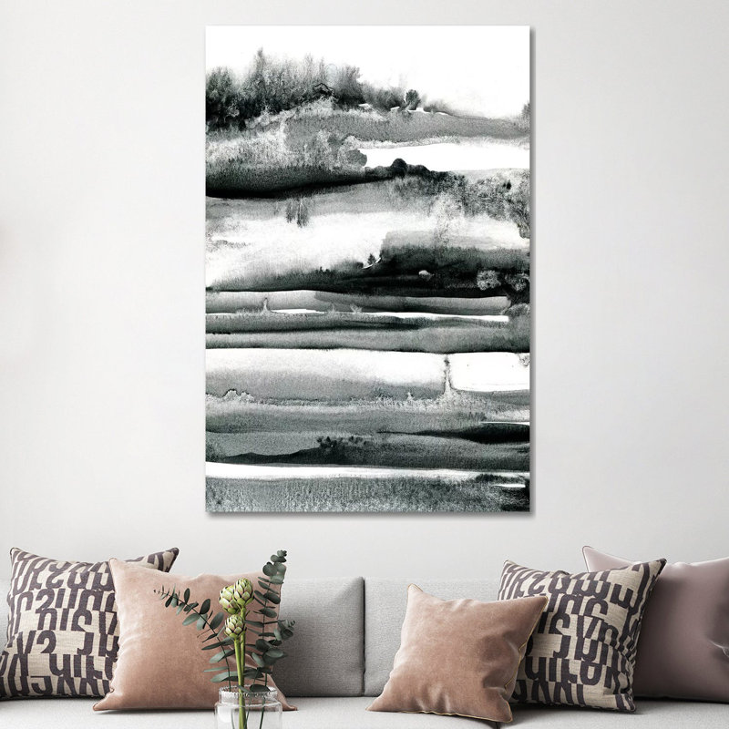 Spring Field Abstract by Lesia Binkin - Wrapped Canvas Painting, 152.5 cm H x 101.5 cm W
