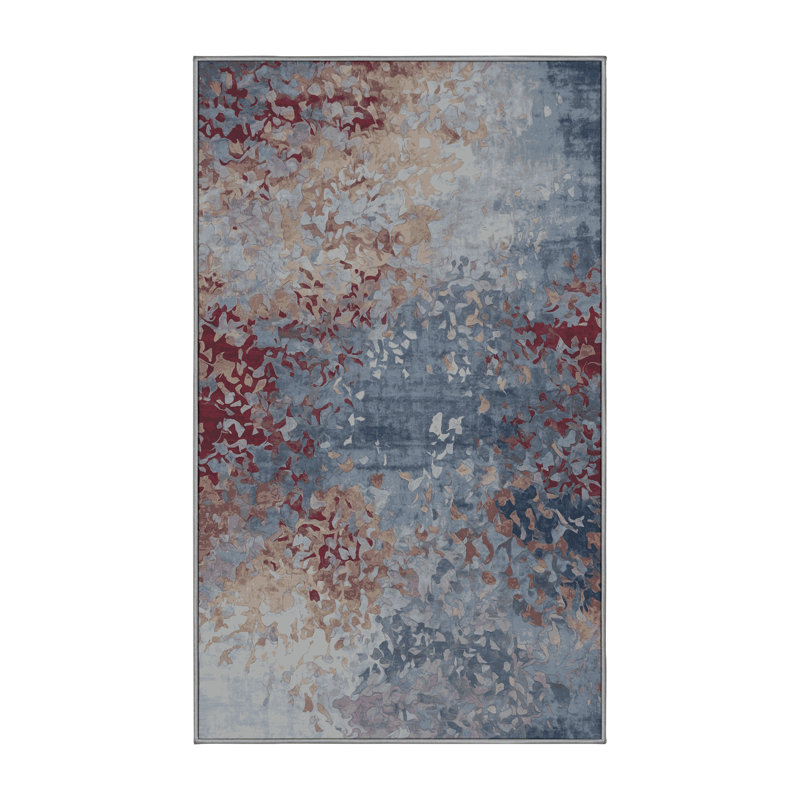 Tapis gris lavable à la machine