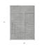Tapis intérieur lavable à motif géométrique 9 pi x 12 pi gris