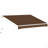 Retractable Awning, Patio Awnings, Sunshade Shelter W/ Manual Crank Handle, UV & Water-Resistant Fabric And Aluminum Frame For Deck, Balcony, Yard-112604871-112604861