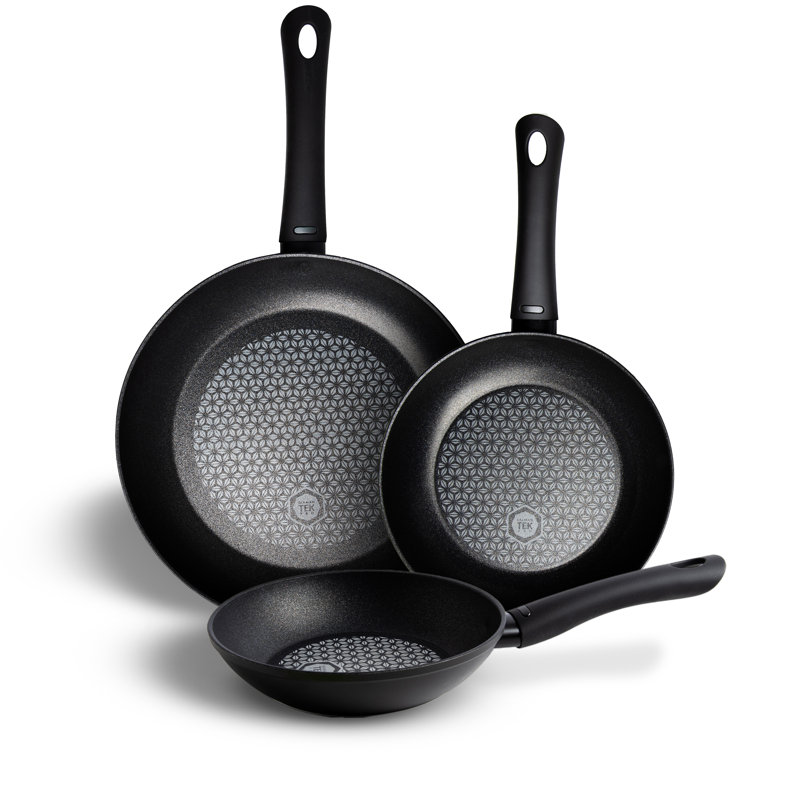 Batterie de cuisine en aluminium antiadhésif 3 pièces Diamante