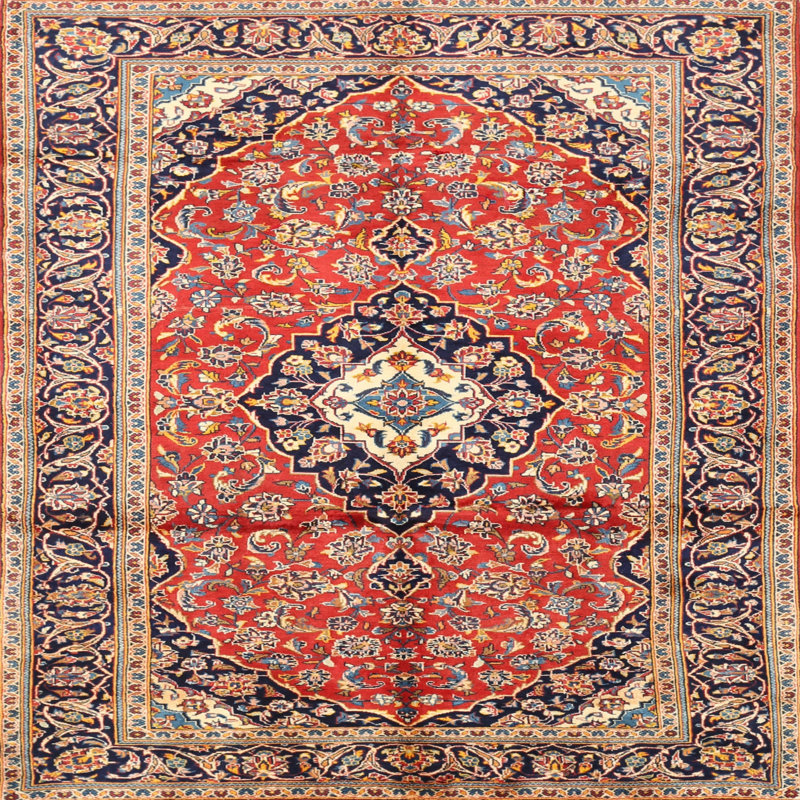 Rikki Oriental Indoor Rug, Square 5'