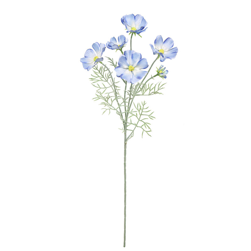 Fleur artificielle artificielle, Bleu