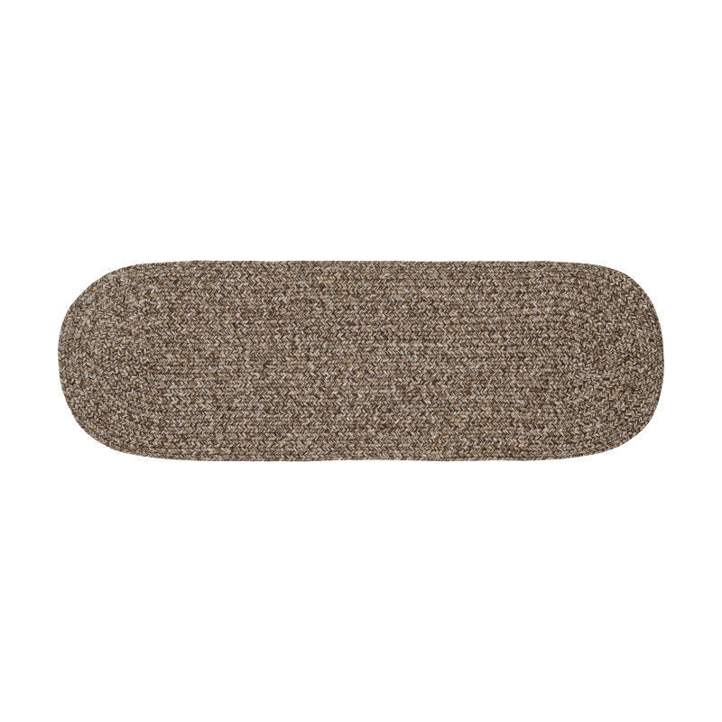 Seline Synthetic Geometric Indoor / Outdoor Rug, Oval Runner 2' x 6'