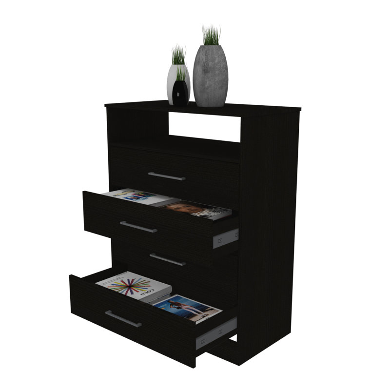Commode supérieure supérieure à quatre tiroirs Continental