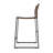 Upholstered Counter Stool with Metal Frame-142984505-259090049
