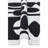 Stylish Flatweave Area Rug, 2.5 x 6.0 ft, 100% Cotton, No Pile | Machine Washable at 86°F, 1130 g/m² | Elegant Black & White Design, Easy to Clean with Vacuum & Spot Remover, Perfect for Living Room & Bedroom Décor-1069822416
