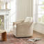 Chaise pivotante en bois de lin massif-1563900780