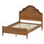 Élégante base de lit plateforme avec tête de lit classique et pied de lit assorti pour une décoration de chambre intemporelle-129942615