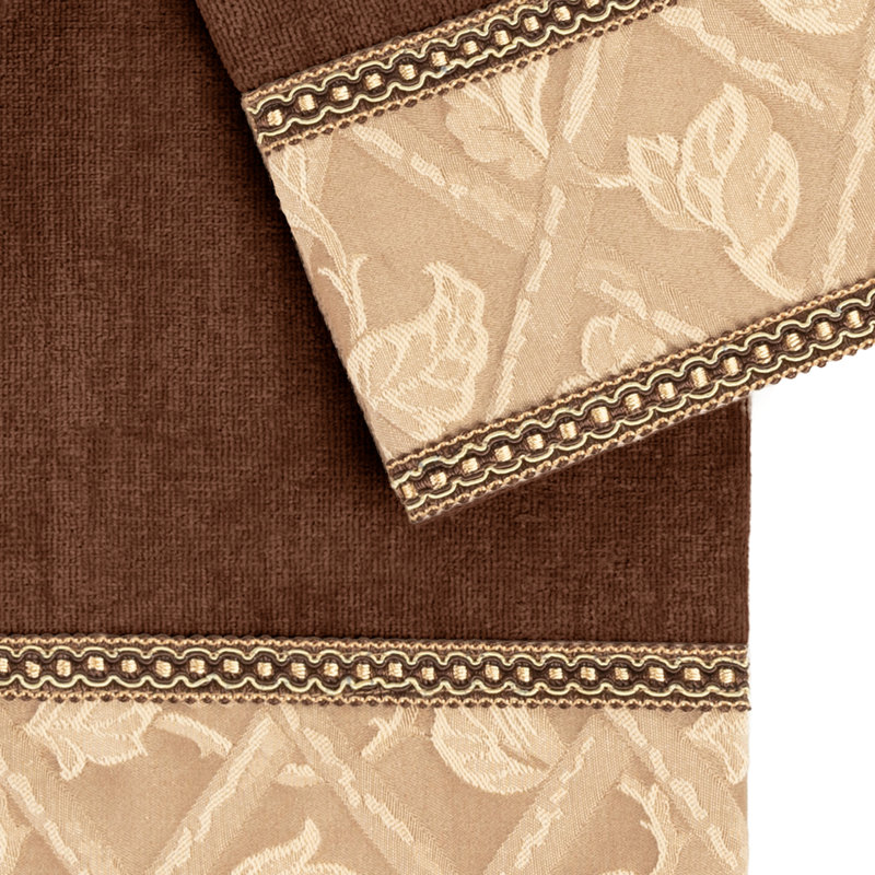 Rogina 3-Piece Cotton Towel Set , Brown