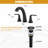8 in. Widespread Double-Handle High-Arc Bathroom Faucet-105241233