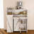Wall-Mounted Folding Dining Table With Storage-120785722