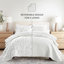 Lightweight Striped Foliage Coastal Reversible Quilt Set-257000113