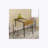 Industrial Folding Dining Table for 2 to 4, Space Saving Drop Leaf Kitchen Table for Small Spaces-107443770