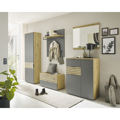Wardrobe Tall Cabinet Maliyka