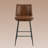 PU Leather Upholstered Counter & Bar Stool Set of 3-714696742