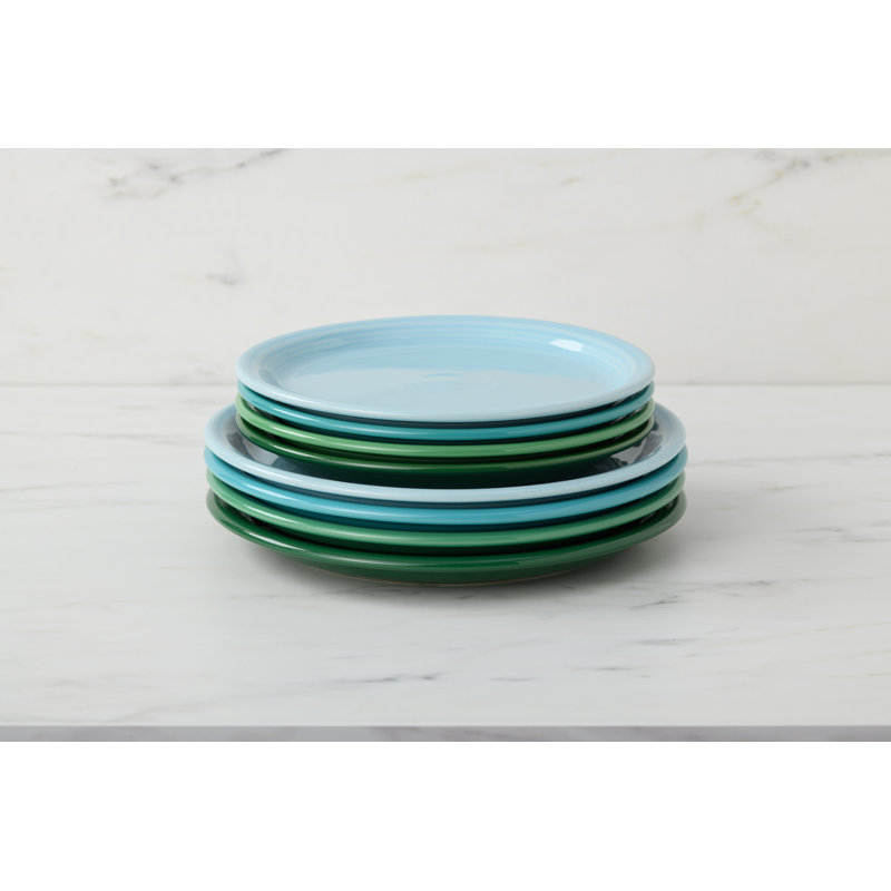 Fiesta Bistro Coupe 9 Inch Luncheon Plate, Jade