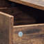 Ensemble de table de chevet 2 pièces, style industriel