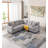 82" Wide Symmetrical Modular Corner Sectional Sofa-1380186788