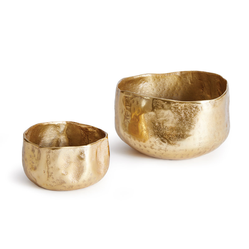 Amelia Metal Planter, Gold