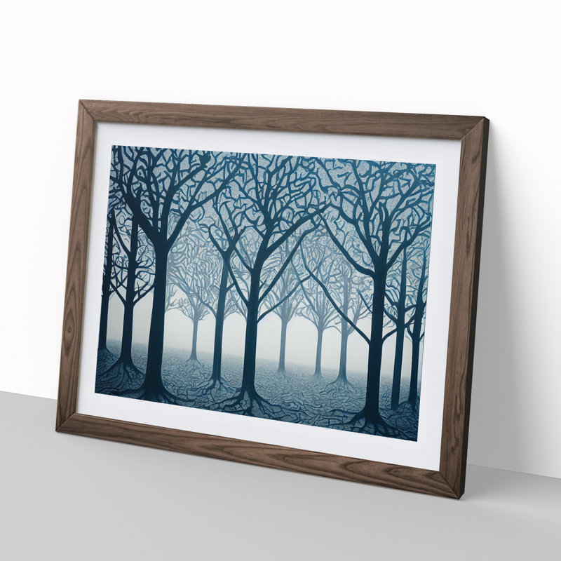 An Enigmatic Forest - Framed Print, Walnut, 25cm H x 34cm W x 2cm D
