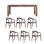 Solid Walnut Dining Table Sets.