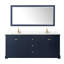 Meuble-lavabo double autoportant 80 po avec plateau en quartz et miroir Avery-98214026-98214029-98214024