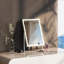 Miroir rectangulaire en métal à DEL