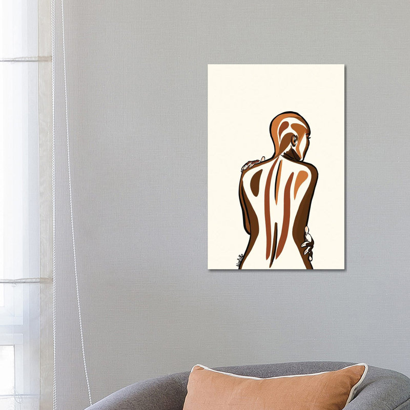 Bald And Beautiful by NoelleRx - Wrapped Canvas Print, 66.04 cm H x 45.72 cm W x 3.175 cm D