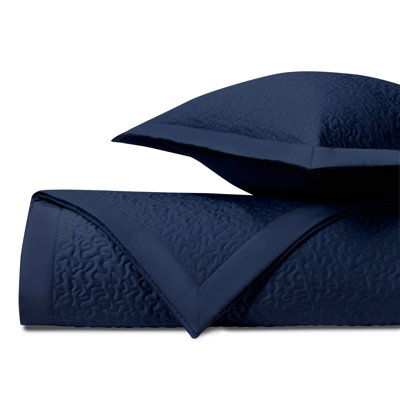 Vermicelli Quilted Sateen Coverlet Set