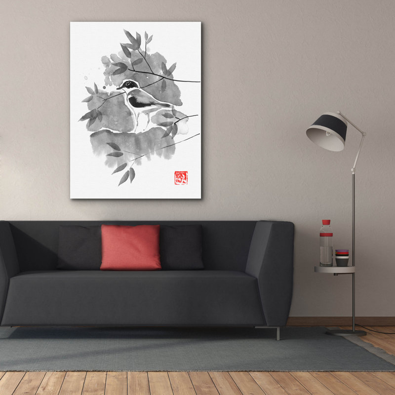 'Bird 01' by Pechane, Canvas Wall Art, 54" H x 40" W x 1.5" D