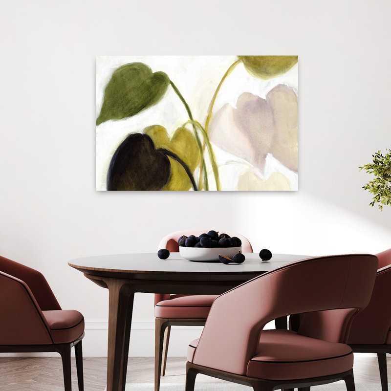 Art contemporain, paysage abstrait abstrait pacifique, H 24 po x l 36 po