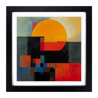 Sunrise Suprematism No.3 - Framed Print