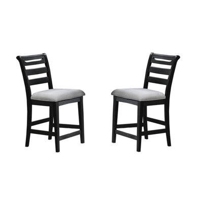 Modern 2pc Counter Height Dining Chairs