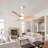 42 In. 3 Abs Blades Indoor Ceiling Fan With Light Kit And Remote-482898549-482898551