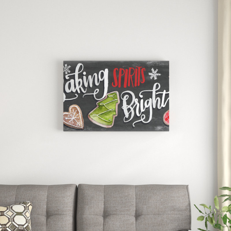 Baking Spirits Bright Collection D by Jennifer Paxton Parker - Graphic Art Print, Wrapped Canvas, 51cm H x 76cm W