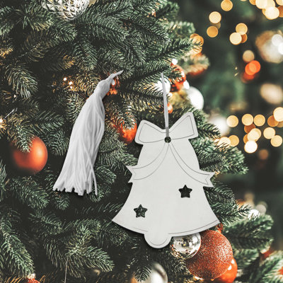 4'' Stainless Steel Holiday Shaped Ornament