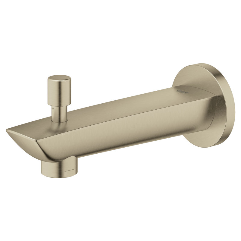 Eurosmart Wall Mounted Tub Spout Trim, Brushed Nickel