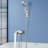 Lift-Up Diverter Bathtub Faucet With 6 Settings Handheld Shower In Chrome-121108156