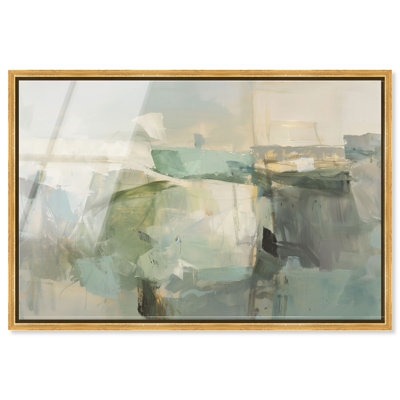 Décoration murale sauge Grayish Green II par Art Remedy, prête à être suspendue, 15 x 10