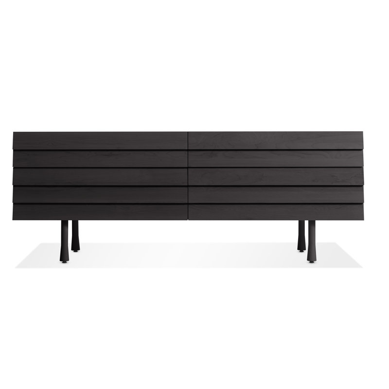 Lap 4 - Drawer Dresser, Black/Black Ash