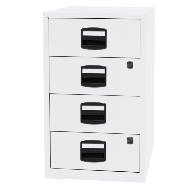 Pfa 41.3cm Wide 4 -Drawer File Cabinet, White
