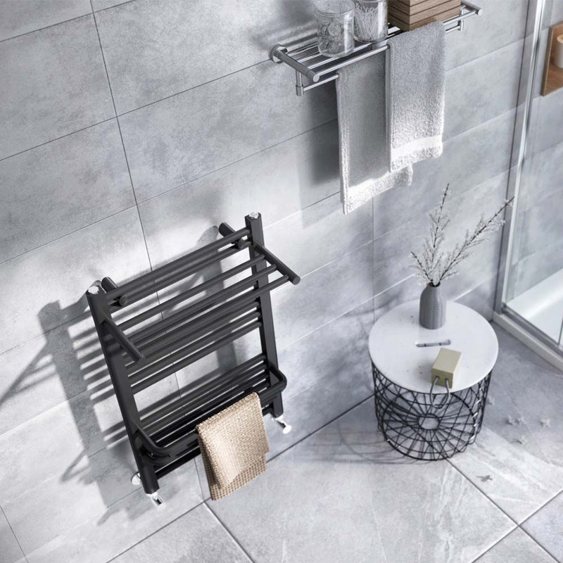Straight Towel Rail Heated Towel Rails, Anthracite